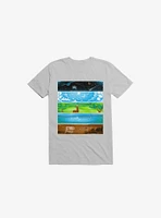 Across The Earth Ice Grey T-Shirt