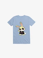 I Hate People Bunny Light Blue T-Shirt