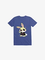 I Hate People Bunny Royal Blue T-Shirt