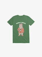 Bearly Awake Kelly Green T-Shirt