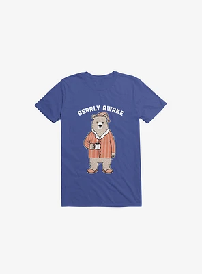 Bearly Awake Royal Blue T-Shirt