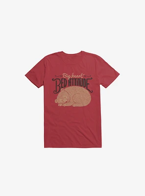 Big Heart Bed Attitude Red T-Shirt