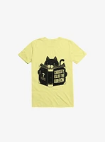 Curiosity Killed The Boredom Corn Silk Yellow T-Shirt