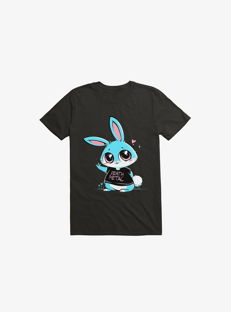 Death Metal Bunny Black T-Shirt