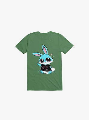 Death Metal Bunny Kelly Green T-Shirt