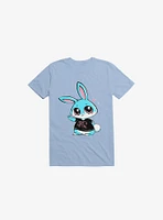 Death Metal Bunny Light Blue T-Shirt