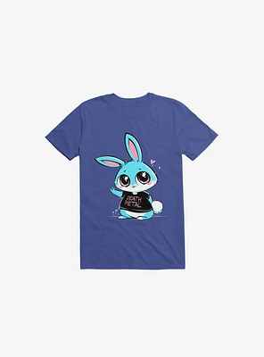 Death Metal Bunny Royal Blue T-Shirt