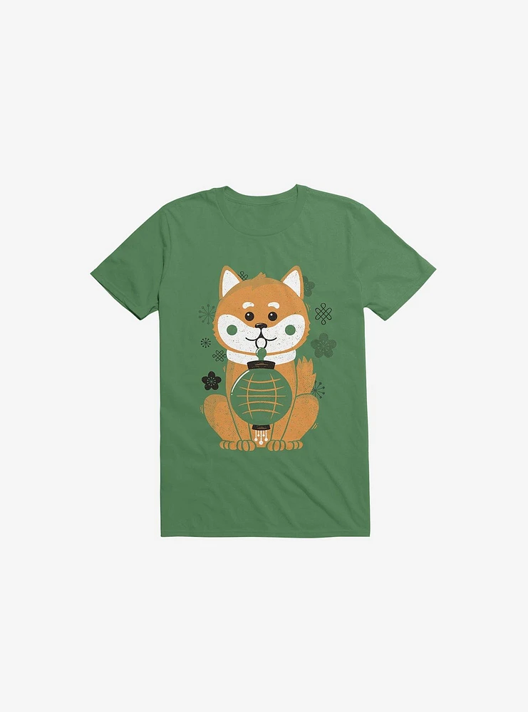 Happy Dog Year Kelly Green T-Shirt