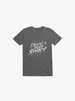 I Need More Space Astronaut Charcoal Grey T-Shirt