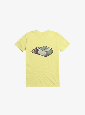 Introvert's Escape Corn Silk Yellow T-Shirt