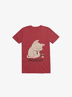 Monday Cat Red T-Shirt