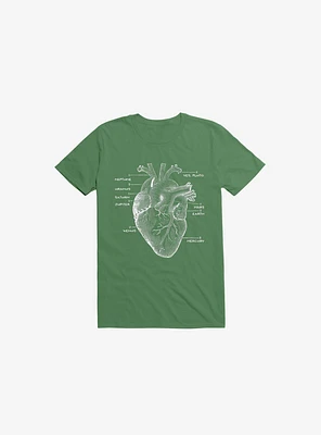 Astro Heart Kelly Green T-Shirt