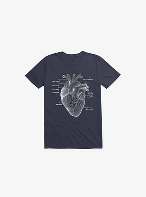 Astro Heart Navy Blue T-Shirt
