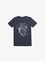 Astro Heart Navy Blue T-Shirt