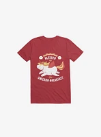 Bacon Breakfast Red T-Shirt