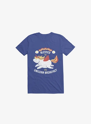 Bacon Breakfast Royal Blue T-Shirt