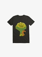 Broccoli Lover Black T-Shirt