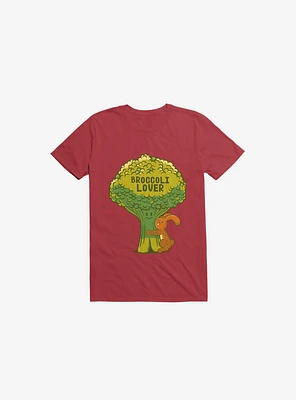 Broccoli Lover Red T-Shirt