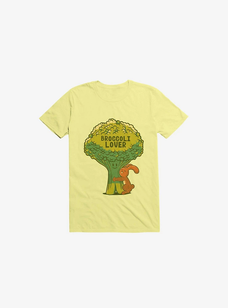 Broccoli Lover Corn Silk Yellow T-Shirt