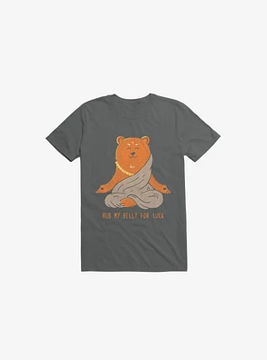 Buddha Bear Charcoal Grey T-Shirt