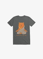 Buddha Bear Charcoal Grey T-Shirt