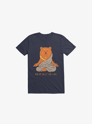 Buddha Bear Navy Blue T-Shirt