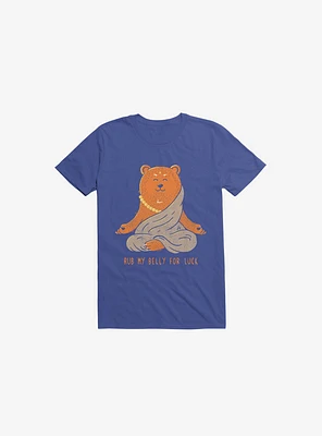 Buddha Bear Royal Blue T-Shirt