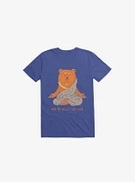 Buddha Bear Royal Blue T-Shirt