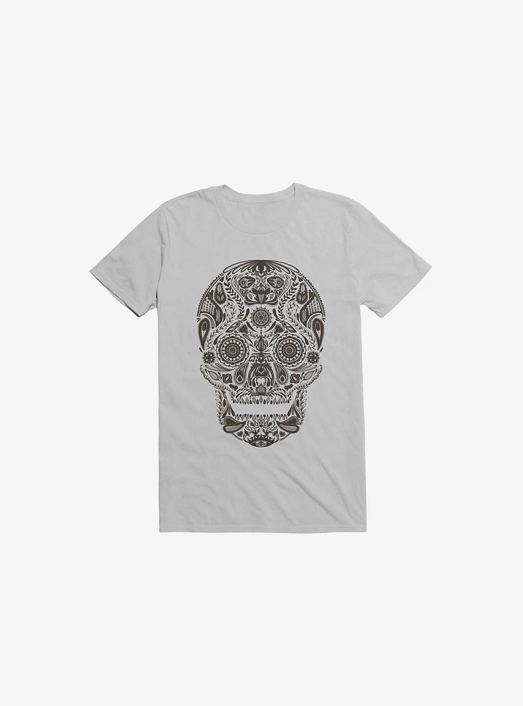 Dia De Los Muertos Ice Grey T-Shirt