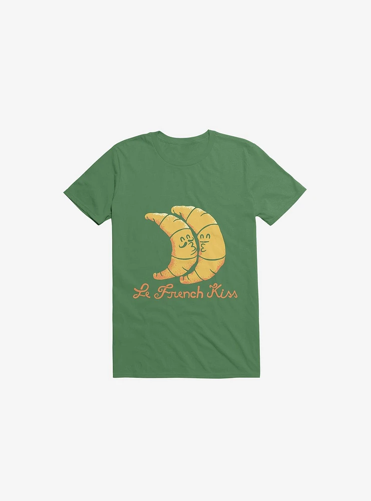 French Kiss Kelly Green T-Shirt