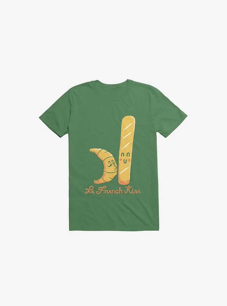 French Kiss Kelly Green T-Shirt
