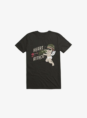 Heart Attack Black T-Shirt