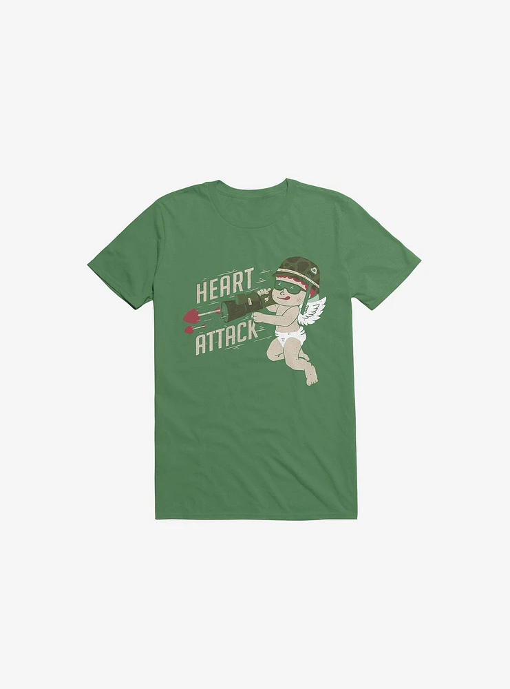 Heart Attack Kelly Green T-Shirt