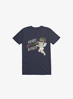 Heart Attack Navy Blue T-Shirt