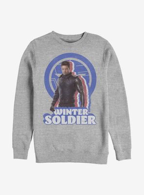 Marvel The Falcon And Winter Soldier Distressed Bucky Sweatshirt