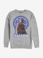 Marvel The Falcon And Winter Soldier Distressed Sweatshirt