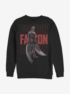 Marvel The Falcon And Winter Soldier Repeating Sweatshirt