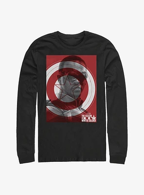 Marvel The Falcon And Winter Soldier Shield Long-Sleeve T-Shirt