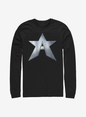 Marvel The Falcon And Winter Soldier Walker Symbol Long-Sleeve T-Shirt