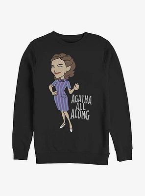 Marvel WandaVision Agatha All Along Crew Sweatshirt