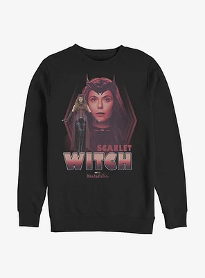 Marvel WandaVision Scarlet Witch Wanda Crew Sweatshirt