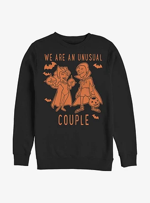 Marvel WandaVision We Are An Unusual Couple Costume Crew Sweatshirt