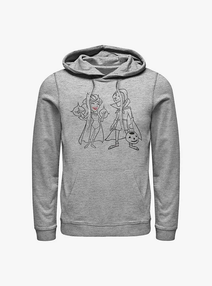 Marvel WandaVision Costume Couple Simple Ink Hoodie