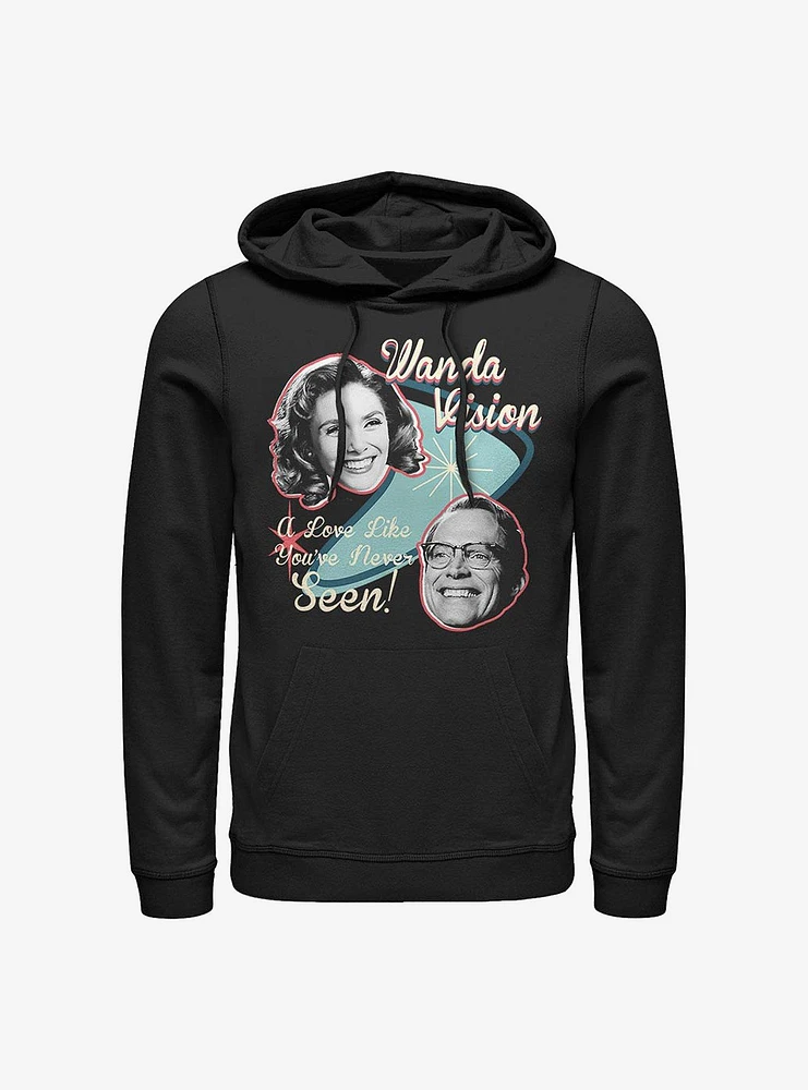 Marvel WandaVision Love You've Never Seen Hoodie