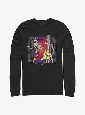 Marvel WandaVision Secret Identities Long-Sleeve T-Shirt