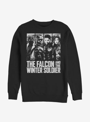 Marvel The Falcon And Winter Soldier White Out Sweatshirt