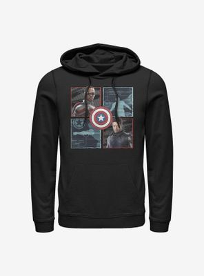 Marvel The Falcon And Winter Soldier Hero Box Up Hoodie