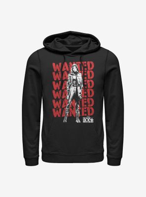 Marvel The Falcon And Winter Soldier Wanted Repeating Red Hoodie