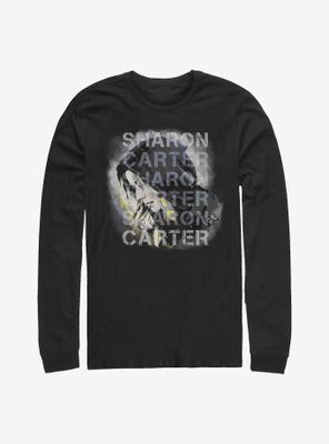 Marvel The Falcon And Winter Soldier Carter Overlay Long-Sleeve T-Shirt