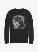 Marvel The Falcon And Winter Soldier Carter Overlay Long-Sleeve T-Shirt